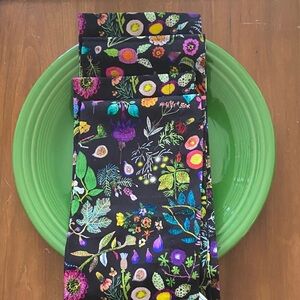 Floral Patterned Cloth Napkins-set of 4